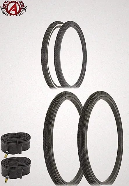 AltaLine Bicycle 26" x 1.75" DURABLE S2 Tires Schwinn Style CLASSIC BRICK W/Tube