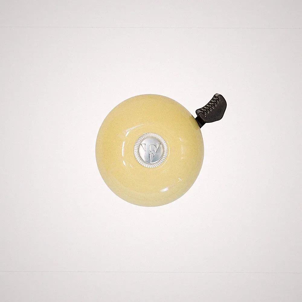 Classic Beach Cruiser Bicycle Bell, Vanilla