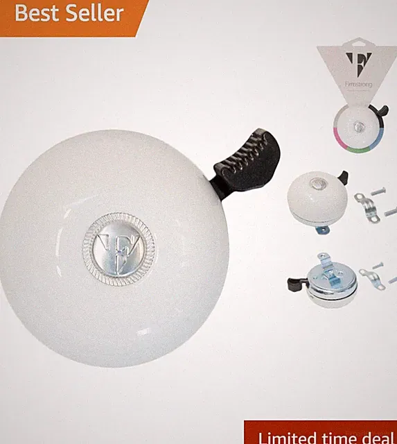 Personalized Classic Beach Cruiser Bell with Clear Ringtone - Easy Install